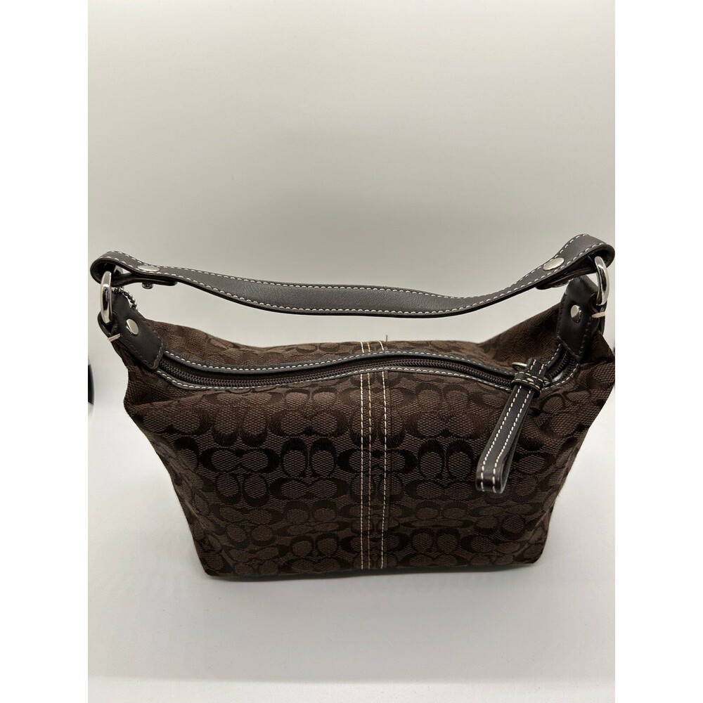 Vintage brown logo coach bag